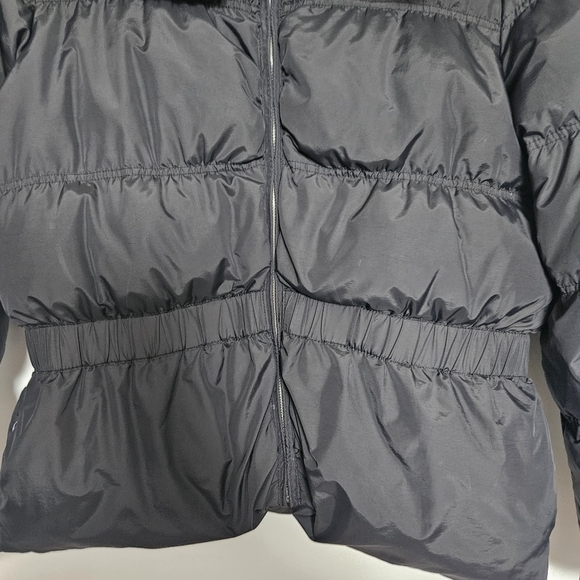 INC PUFFER JACKET WOMENS (L) DOWN FILLED POCKETS BLACK ZIPPER - Picture 9 of 15
